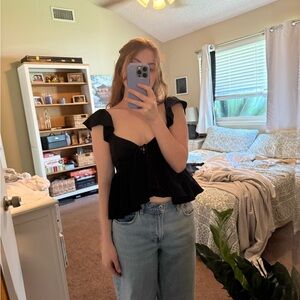 Urban Outfitters Babydoll Crop Top